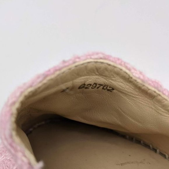 SOLD Chanel Pink Tweed CC Espadrilles US 9 / EU 39 - Picture 4 of 5